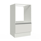 Gabinete Bajo para Horno 60 cm 1 Puerta Sin Encimera Blanco Glamy Madesa