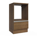 Gabinete Bajo para Horno 60 cm 1 Puerta Marrón Glamy Madesa