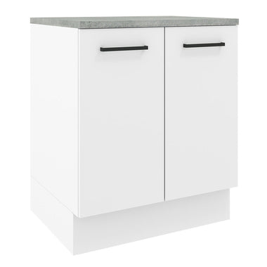 Gabinete Bajo 70 cm 2 Puertas Blanco Agata Madesa