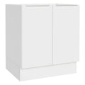 Gabinete Bajo 70 cm 2 Puertas Sin Encimera Blanco Stella Madesa