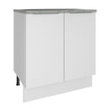 Gabinete Bajo 70 cm 2 Puertas Blanco Stella Madesa