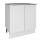 Gabinete Bajo 70 cm 2 Puertas Blanco Stella Madesa