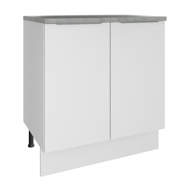 Gabinete Bajo 70 x 60 cm 2 Puertas Blanco Stella Madesa