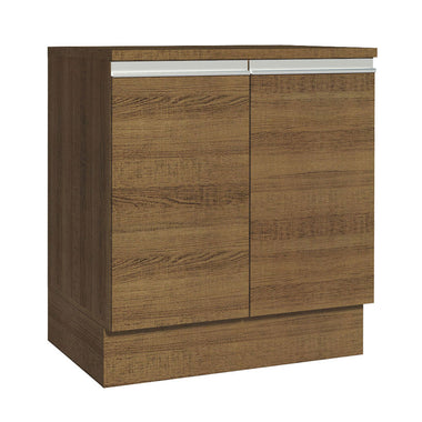 Gabinete Bajo 70 cm 2 Puertas Marrón Glamy Madesa