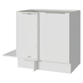 Gabinete Bajo Esquinero 80 cm 1 Puerta Sin Encimera Blanco Stella Madesa