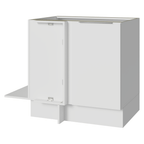 Gabinete Bajo Esquinero 80 cm 1 Puerta Sin Encimera Blanco Stella Madesa