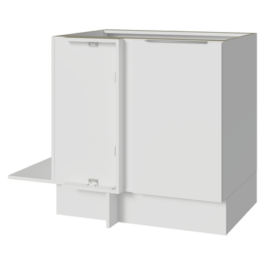 Gabinete Bajo Esquinero 80 cm 1 Puerta Sin Encimera Blanco Stella Madesa