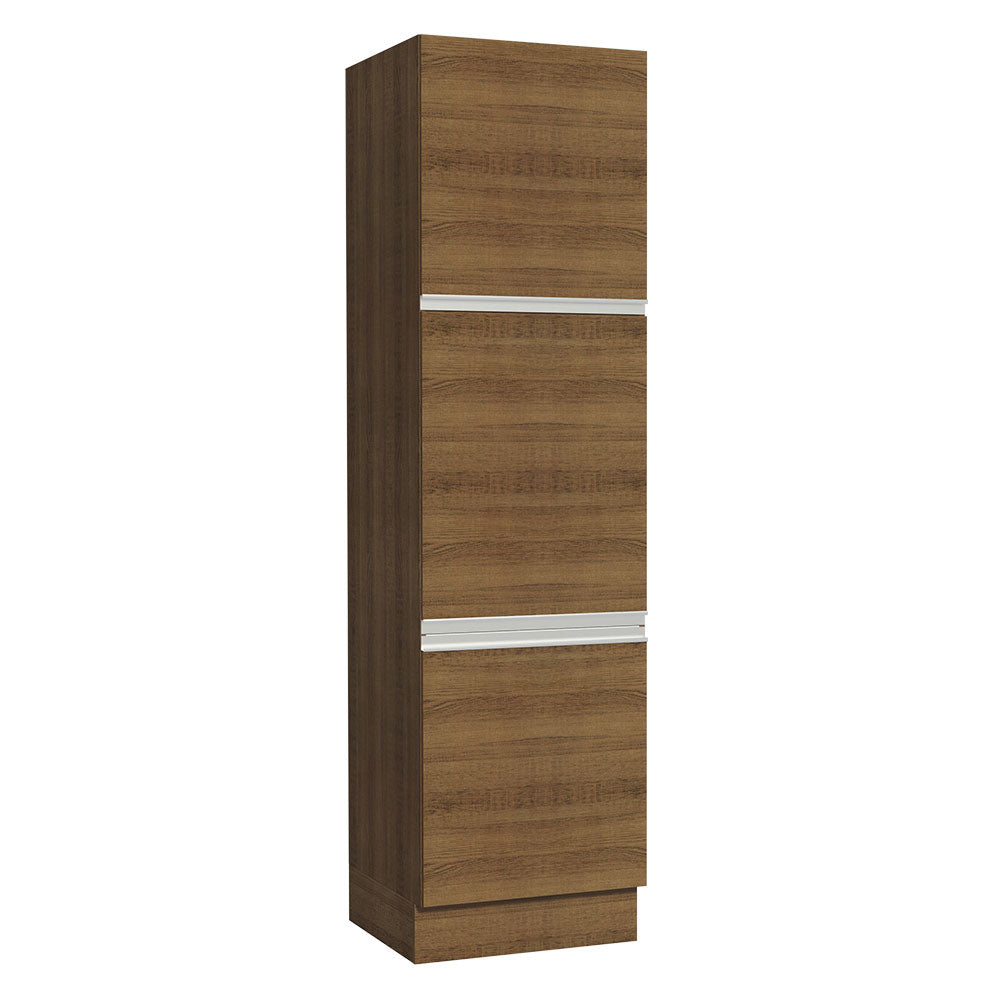 Mueble Despensa 60 x 60 cm 3 Puertas Glamy Marrón