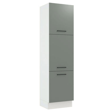 Despensero 60 cm 3 Puertas Blanco/Gris Agata Madesa