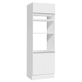 Mueble para Horno 70 cm 3 Puertas Blanco Glamy Madesa