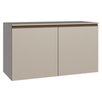 Gabinete Bajo para Fregadero 120 cm 2 Puertas Crema Nice Madesa