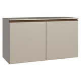 Gabinete Bajo para Fregadero 120 cm 2 Puertas Sin Patas Nice Crema