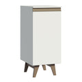 Gabinete Bajo 35 cm 1 Puerta Blanco Reims Madesa