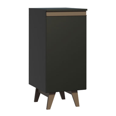 Gabinete Bajo 35 cm 1 Puerta Negro Reims Madesa