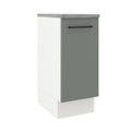 Gabinete Bajo 35 cm 1 Puerta Blanco/Gris Agata Madesa