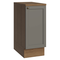 Gabinete Bajo 35 cm 1 Puerta Marrón/Gris Vik Madesa