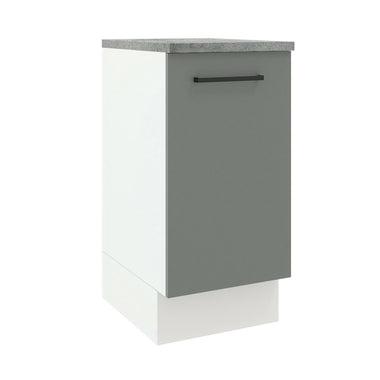 Gabinete Bajo 40 cm 1 Puerta Blanco/Gris Agata Madesa