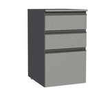 Gabinete Bajo 40 cm 3 Cajones Sin Patas Nice Gris