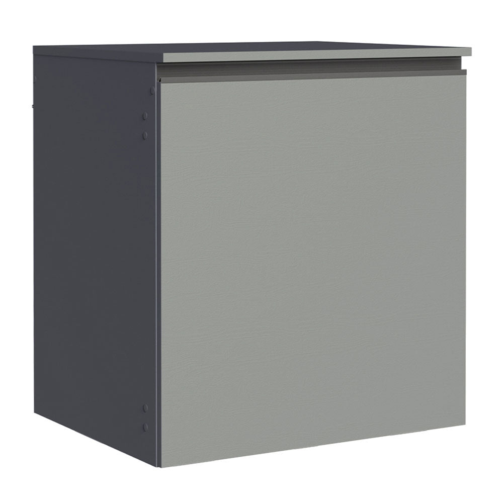Gabinete Bajo 60 cm 1 Puerta Gris Nice Madesa