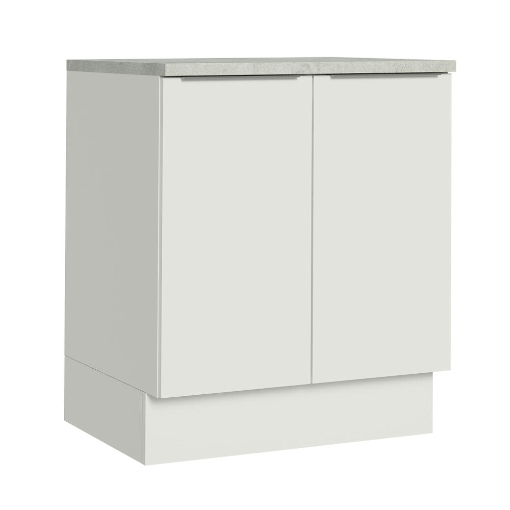 Gabinete Bajo 70 cm 2 Puertas Blanco Stella Madesa
