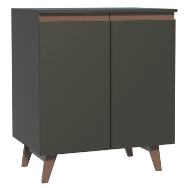 Gabinete Bajo 70 cm 2 Puertas Negro Reims Madesa