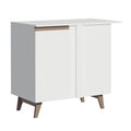 Gabinete Bajo Esquinero 90 cm 1 Puerta Blanco Reims Madesa