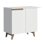 Gabinete Bajo Esquinero 90 cm 1 Puerta Blanco Reims Madesa