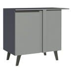Gabinete Bajo 93 cm 1 Puerta Gris Nice Madesa