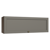 Gabinete Superior 100 cm 1 Puerta Abatible Marrón/Gris Vik Madesa
