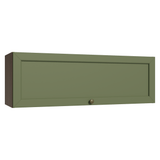 Gabinete Superior 100 cm 1 Puerta Abatible Marrón/Verde Vik Madesa