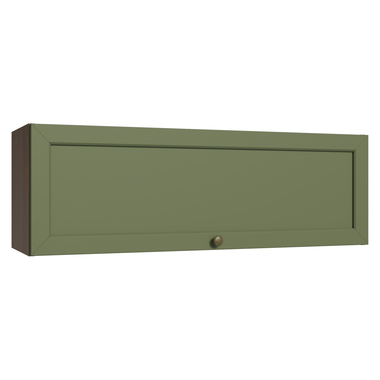 Gabinete Superior 100 cm 1 Puerta Abatible Marrón/Verde Vik Madesa