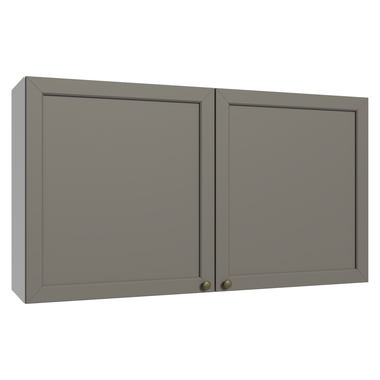 Gabinete Superior 120 cm 2 Puertas Blanco/Gris Vik Madesa