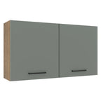 Gabinete Superior 120 cm 2 Puertas Marrón/Gris Agata Madesa