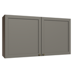 Gabinete Superior 120 cm 2 Puertas Marrón/Gris Vik Madesa