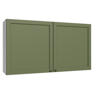 Gabinete Superior 120 cm 2 Puertas Blanco/Verde Vik Madesa