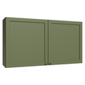 Gabinete Superior 120 cm 2 Puertas Marrón/Verde Vik Madesa