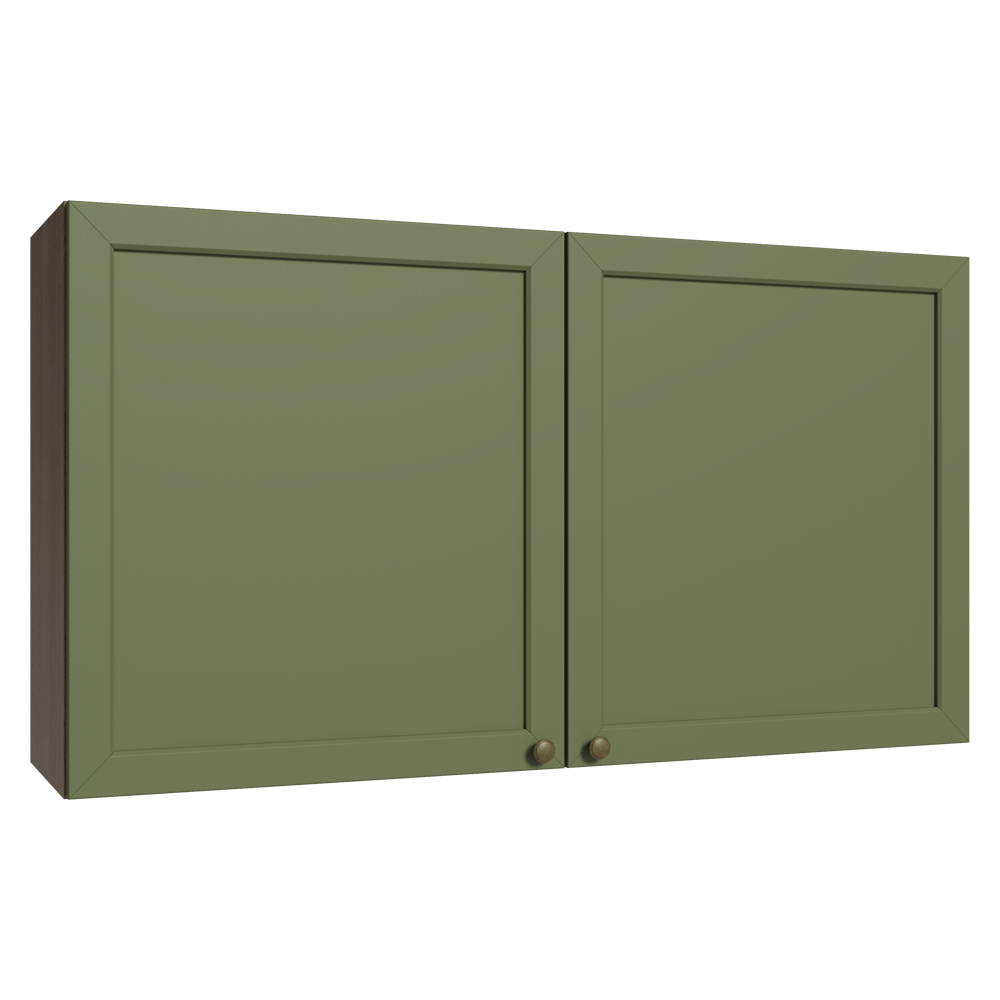Gabinete Superior 120 cm 2 Puertas Blanco/Verde Vik Madesa