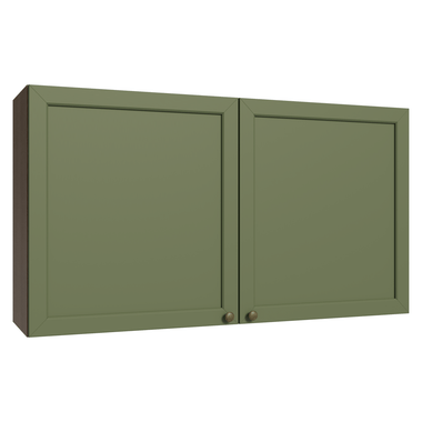 Gabinete Superior 120 cm 2 Puertas Marrón/Verde Vik Madesa