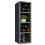 Gabinete Superior Botellero 20 cm Gris Nice Madesa