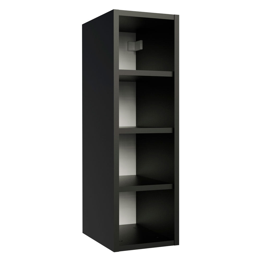 Gabinete Superior Botellero 20 cm Negro Glamy, Lux, Agata, Stella y Reims Madesa