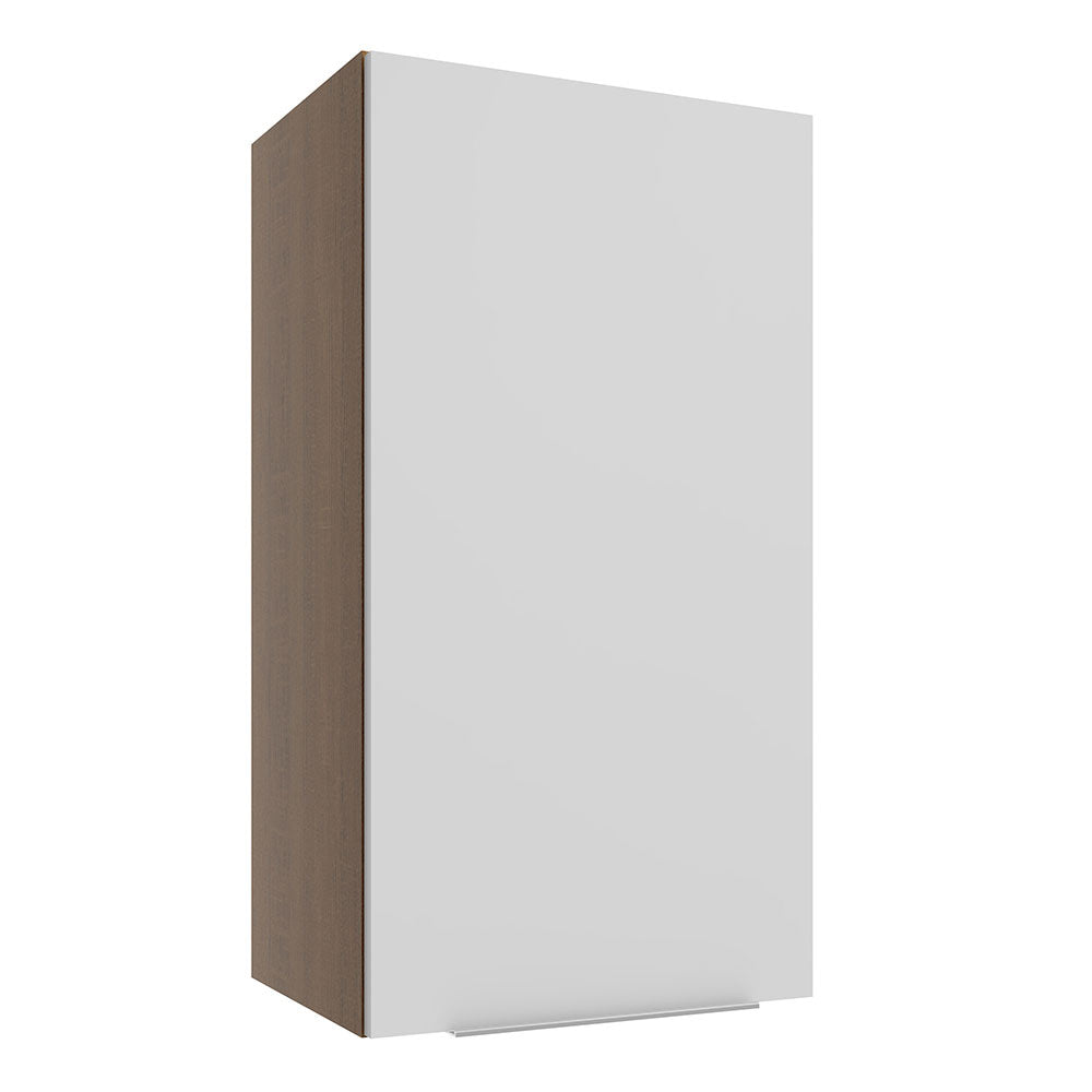 Gabinete Superior 35 cm 1 Puerta Marrón/Blanco Stella Madesa