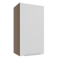 Gabinete Superior 35 cm 1 Puerta Marrón/Blanco Stella Madesa