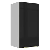 Gabinete Superior 35 cm 1 Puerta Lux Blanco/Negro