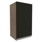 Gabinete Superior 35 cm 1 Puerta Marrón/Negro Glamy Madesa