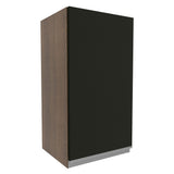 Gabinete Superior 35 cm 1 Puerta Marrón/Negro Glamy