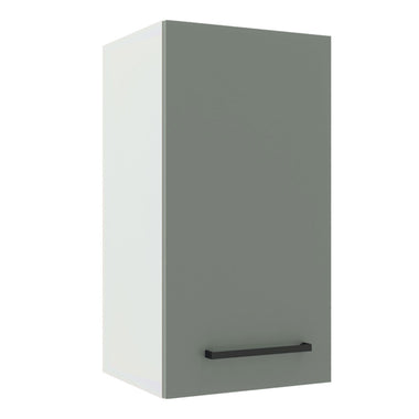 Gabinete Superior 35 cm 1 Puerta Blanco/Gris Agata Madesa