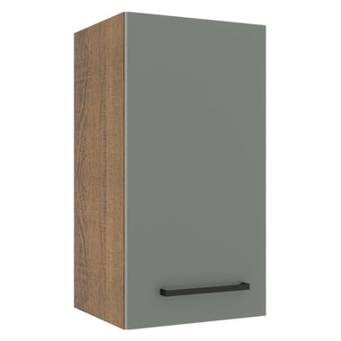 Gabinete Superior 35 cm 1 Puerta Marrón/Gris Agata Madesa