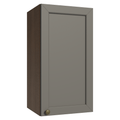 Gabinete Superior 35 cm 1 Puerta Marrón/Gris Vik Madesa