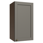 Gabinete Superior 35 cm 1 Puerta Marrón/Gris Vik Madesa