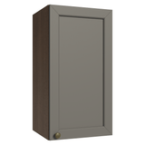 Gabinete Superior 35 cm 1 Puerta Marrón/Gris Vik Madesa